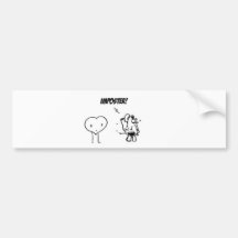 heart sticker bumper sticker