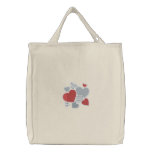 Heart to Heart Embroidered Bag