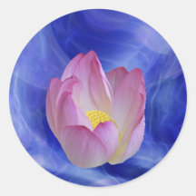 Heart to heart lotus flower stickers