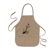 heart tree black aprons