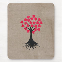 Heart Tree Mousepad