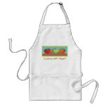heart vegetables healthy dining gardening love ... aprons