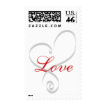 Heart Wedding Love Postage Stamp