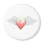 Heart Wing Halo magnets