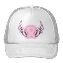 heart wings trucker hat