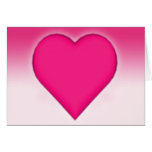 Heart With Gradient Background: Greeting Cards