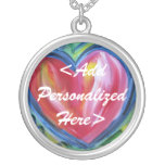 Heart with Hope Personalized Silver Necklace