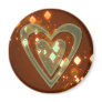 HEART WITH SPARKLE BACKGROUND REFRIGERATOR MAGNETS