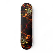 Heartbeat Abstract Art Skateboard