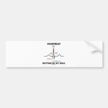 Heartbeat Rhythm Of My Soul (ECG/EKG) Bumper Sticker