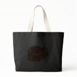 heartbreaker red bird tattoo style art bag