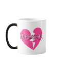 HEARTBREAKER with Broken Heart mugs