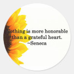 Heartfelt Thanks Round Stickers