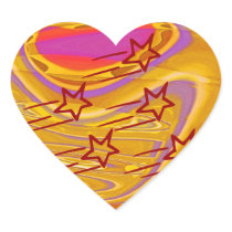 Heartful Romance - Let the Love Shine Heart Sticker