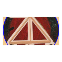 HEARTH - Karuna Reiki Healing Symbol Custom Photo Card