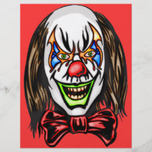 Heartless Evil Clown Full Color Flyer