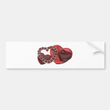 Hearts072509 Bumper Stickers