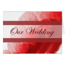 Hearts 1 Our Wedding Greeting Cards