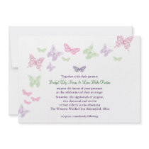 Heart's a Flutter Wedding Invitation
