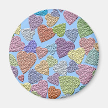 Hearts Abound Refrigerator Magnets