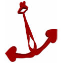 Hearts Anchor t-shirts