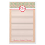 Hearts and Blossoms, stationery