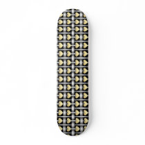 Hearts And Metal Weave Custom Skateboard
