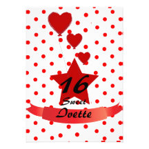 Hearts And Stars Invitation-Customize