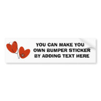 Hearts and Stethoscope T-shirts and Gifts Bumper Stickers