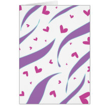 Hearts and Stripes Design Card