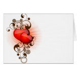 Hearts-and-Swirls Greeting Cards