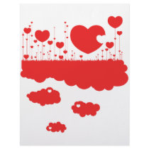 Hearts are a growing! letterhead template