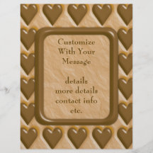 Hearts - Chocolate Peanut Butter Flyer