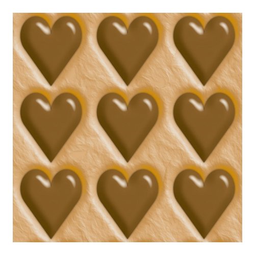 Hearts - Chocolate Peanut Butter zazzle_print