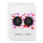 Hearts Engagement invitations