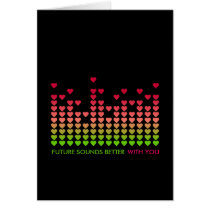 Hearts Equalizer card