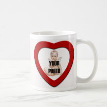 Hearts Frame Your Photo Mug