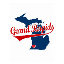 Hearts Grand Rapids Michigan Post Cards