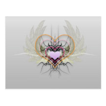 Hearts Have Wings Postcard