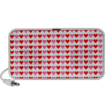 Hearts,Hearts,Hearts Doodle Notebook Speakers