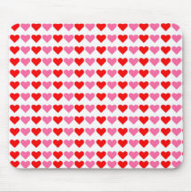 Hearts hearts hearts mousepad