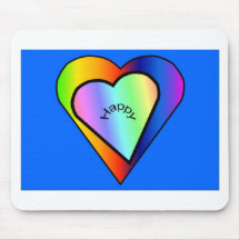 Hearts in a Heart Mousepad