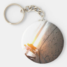 Hearts in the Sand Keychain