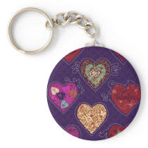 Hearts Key Chain