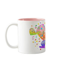 Hearts (love, amour 爱)  A2 Mug