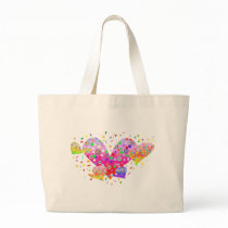 Hearts (love, amour 爱)  A3 Canvas Bags