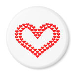 Hearts Refrigerator Magnet