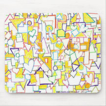 Hearts & ? ~ Mousepad