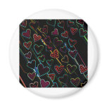 hearts mousepad fridge magnet