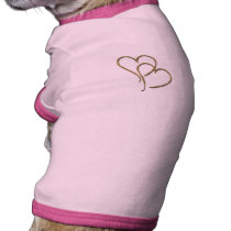 Hearts of gold doggie tshirt